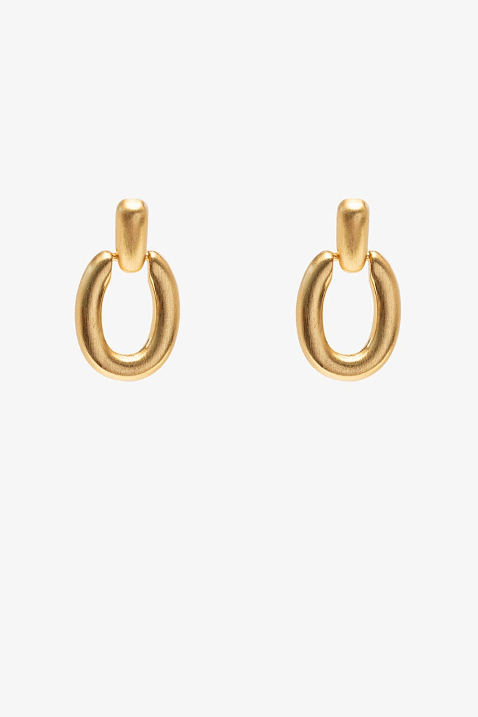 Axis Earrings Gold