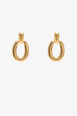 Axis Earrings Gold