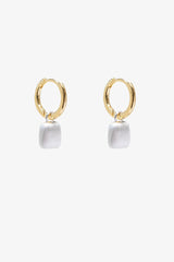 Two Tone Square Hoop