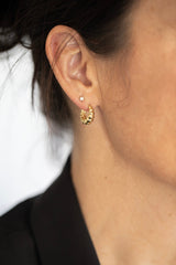 Croissant Hoops Gold