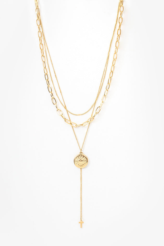 Mystic Eye Layers Necklace