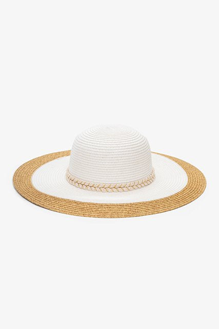 Dolce Sunhat l White & Gold