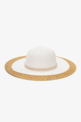 Dolce Sunhat l White & Gold