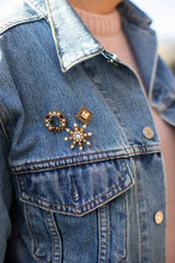 Golden Age Brooch Set