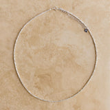 Indigo Ane Wolfe Aria Necklace Silver