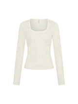 Bonnie Lace Top Ivory