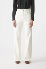 Cindy Bootleg Jean Soft White