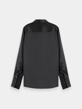Satin Shirt Black