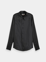 Satin Shirt Black