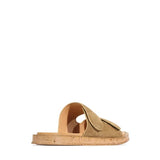 Cera Suede Slides Olive