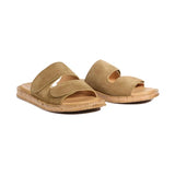 Cera Suede Slides Olive