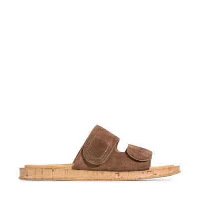 Cera Suede Slides pecan
