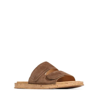 Cera Suede Slides pecan