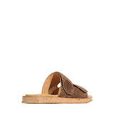 Cera Suede Slides pecan