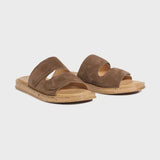 Cera Suede Slides pecan