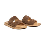 Cera Suede Slides pecan