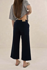 Margot Drill Pants Navy