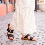 Doti Black Sandals