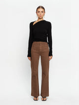Annika Jersey Top Black