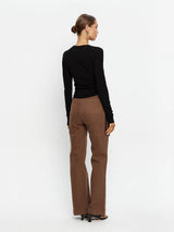 Annika Jersey Top Black