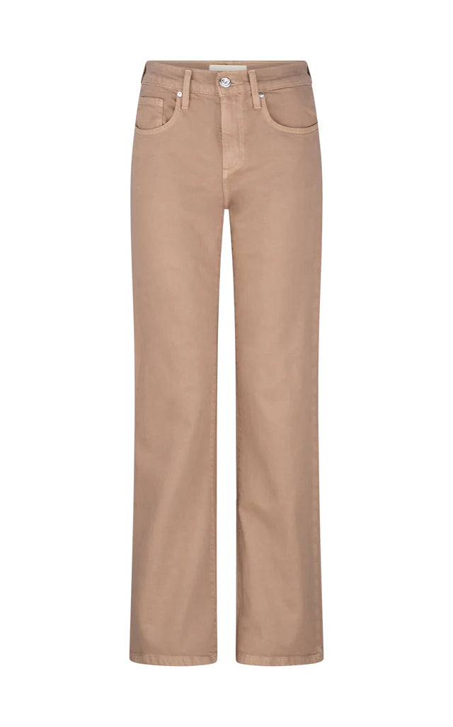 Effie Mid Flare Jean Mushroom