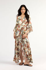 Alice Wrap Dress Cloud Floral