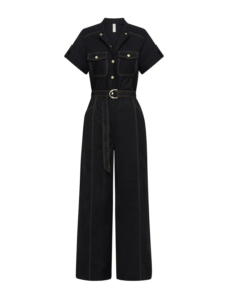 Kivari Ebony Jumpsuit Black