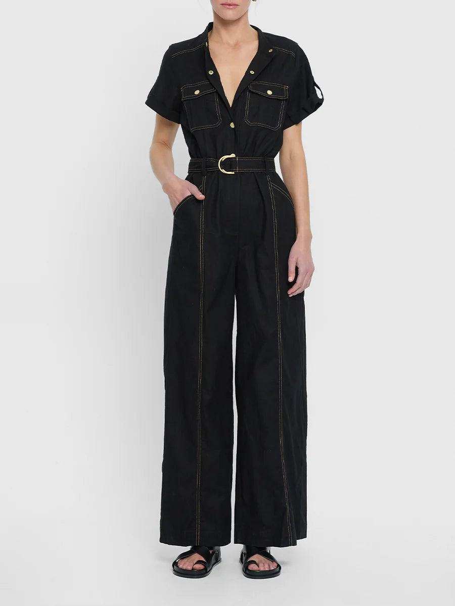 Kivari Ebony Jumpsuit Black