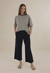 Margot Drill Pants Navy