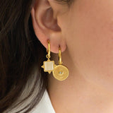 Indigo and Wolfe Eyesha Earrings Gold