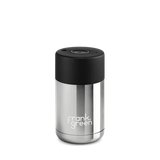 Frank Green 12oz Ceramic Reusable Cup Chrome Silver