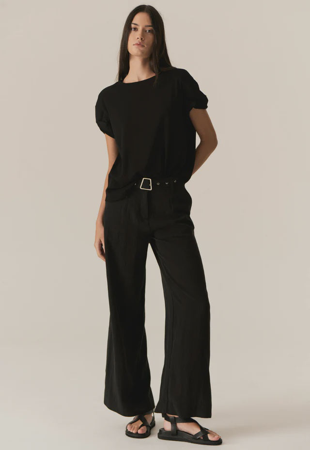 Zone Cap Tee Black