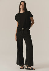 Zone Cap Tee Black