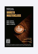 Social Coffee Barista Masterclass Workshop