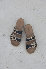 Linen Slide Black