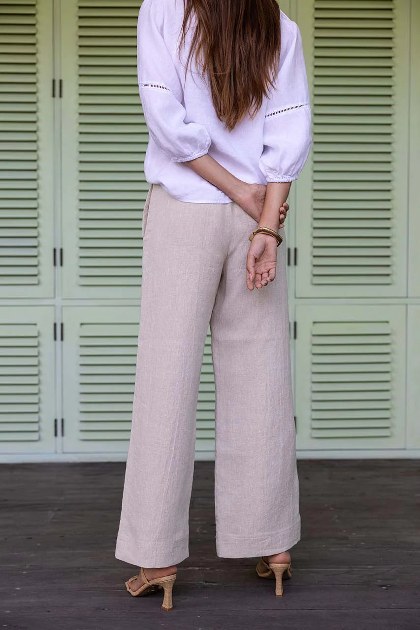 Humidity Fleetwood Linen Pants Natural