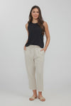 Humidity Lido 3/4 Linen Pants Natural