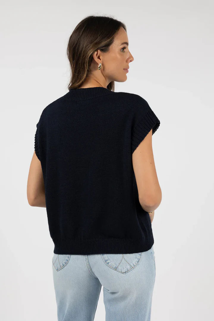 Humidity Aster Top Navy