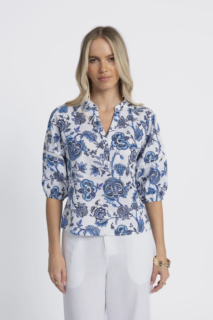 Rosa Blouse Jardine Print