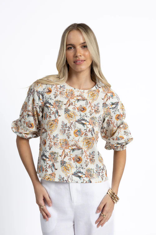 Sia Blouse Kaffir Print