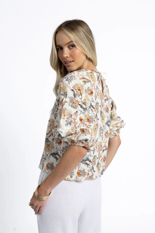 Sia Blouse Kaffir Print