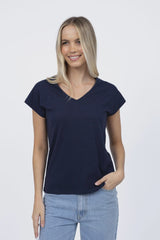 Must Have V Neck Tee Navy