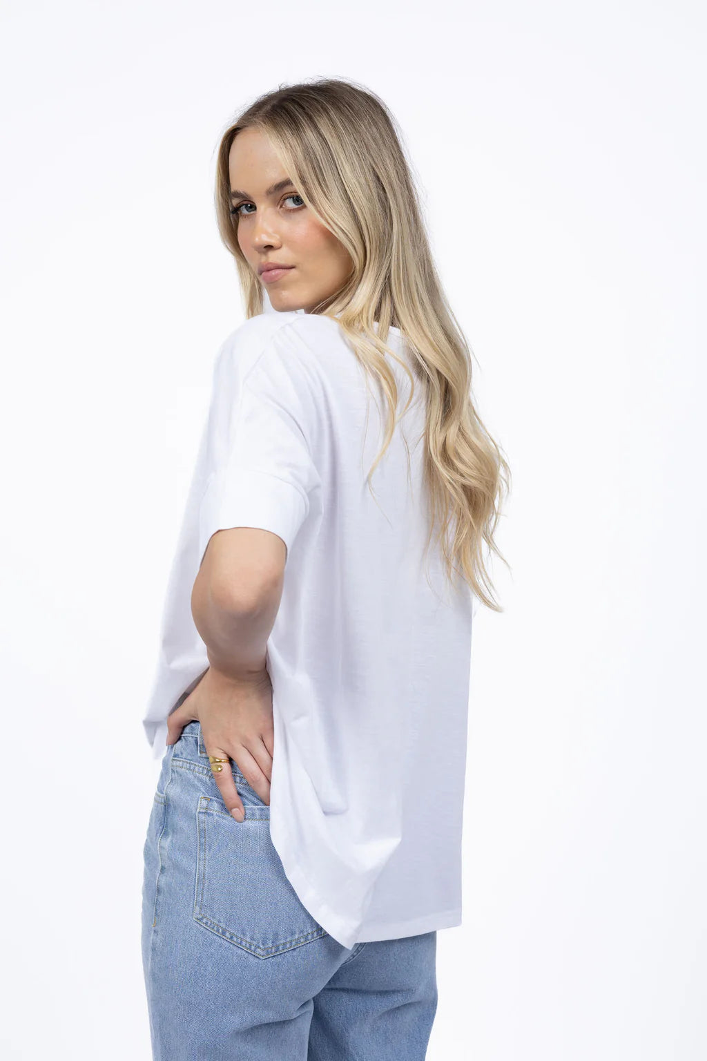Dippy Tee White