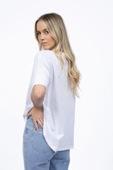 Dippy Tee White