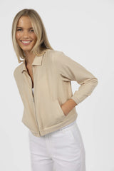 Cruise Jacket in Latte