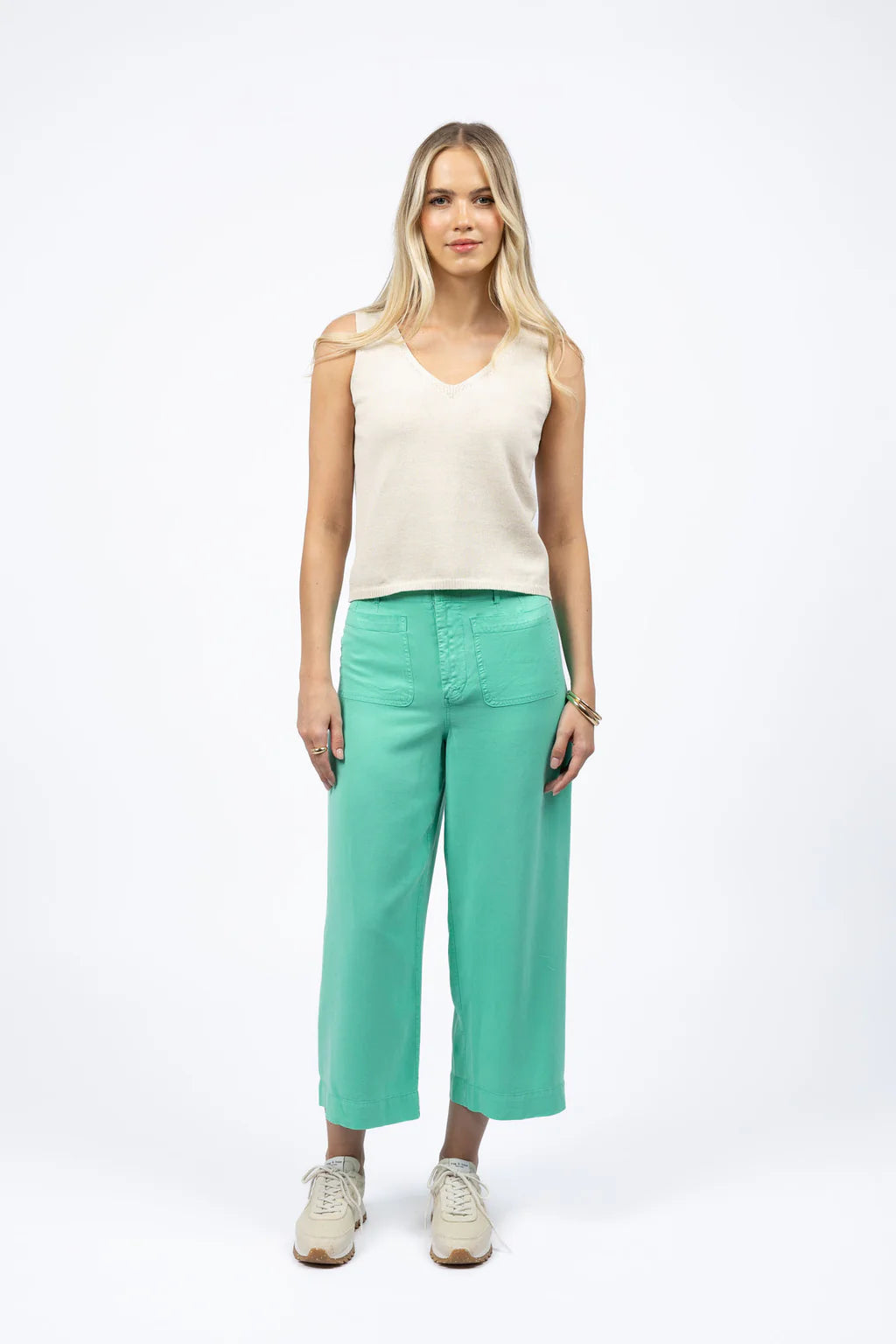 Marley Pants in Lagoon Green