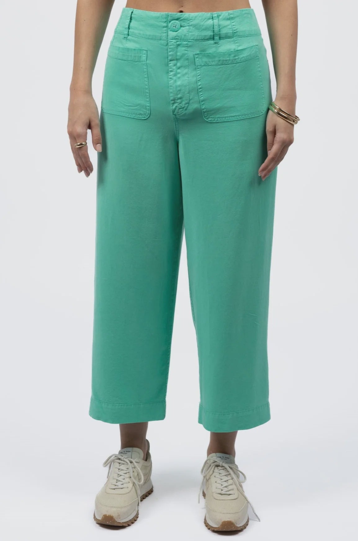 Marley Pants in Lagoon Green