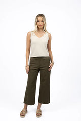 Margot Drill Pant Moss