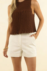 Ivy Denim Short Ivory