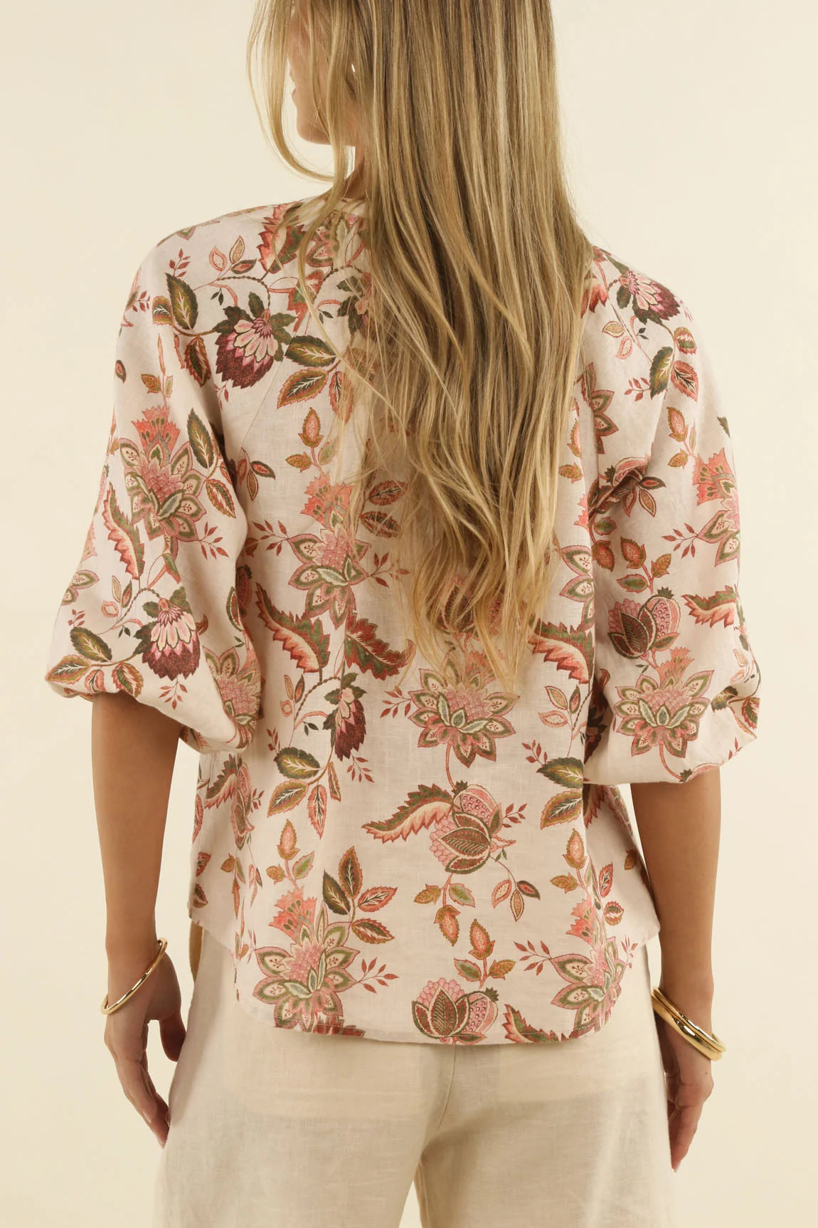 Bohemian Rose Blouse Bohemian Print